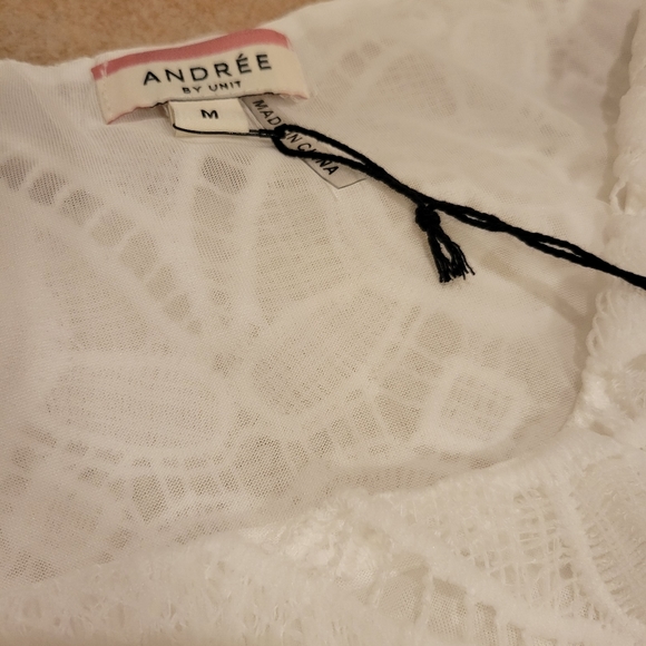 Ivory Lace Square neck top - Picture 4 of 4